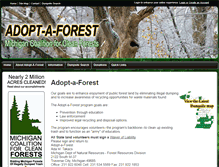 Tablet Screenshot of cleanforests.org